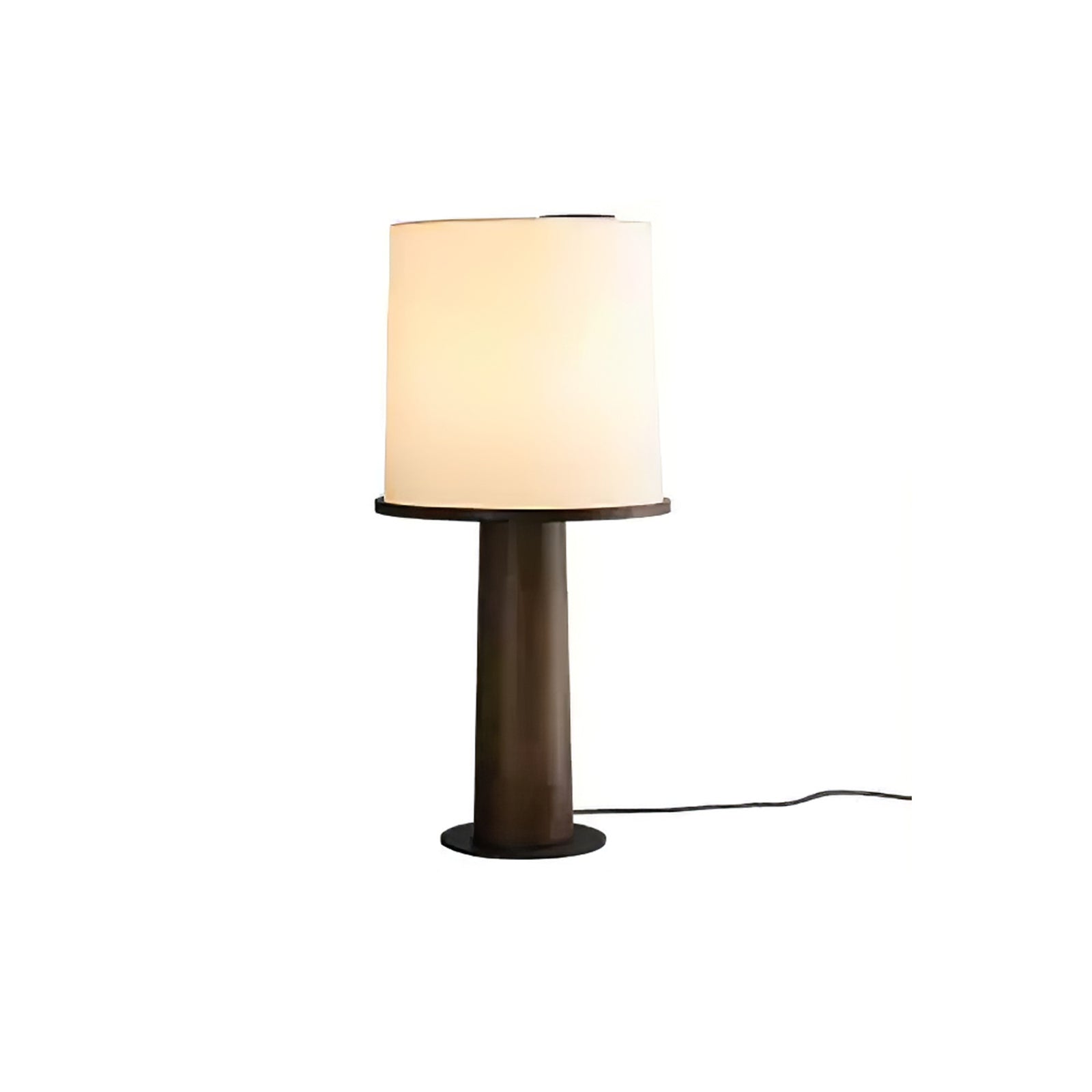 Kora Wood Fabric Contemporary Table Lamp - Letslighting