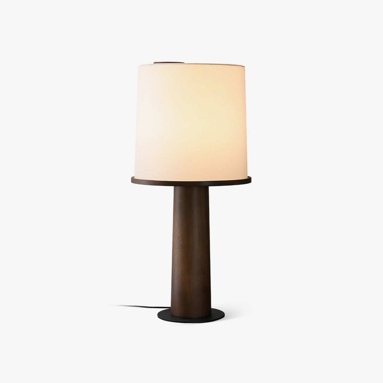 Kora Wood Fabric Contemporary Table Lamp - Letslighting