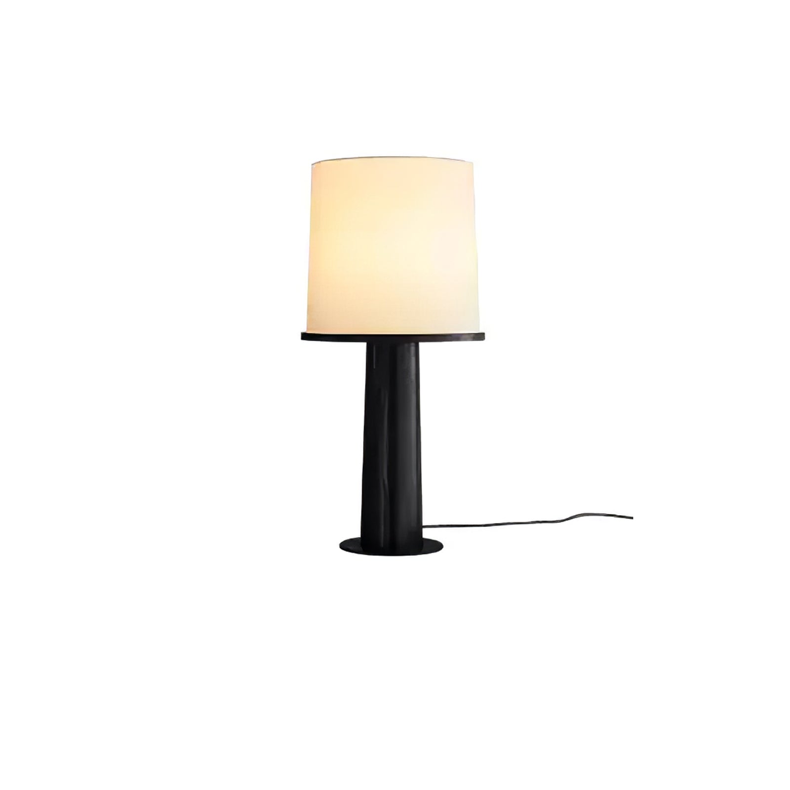 Kora Wood Fabric Contemporary Table Lamp - Letslighting