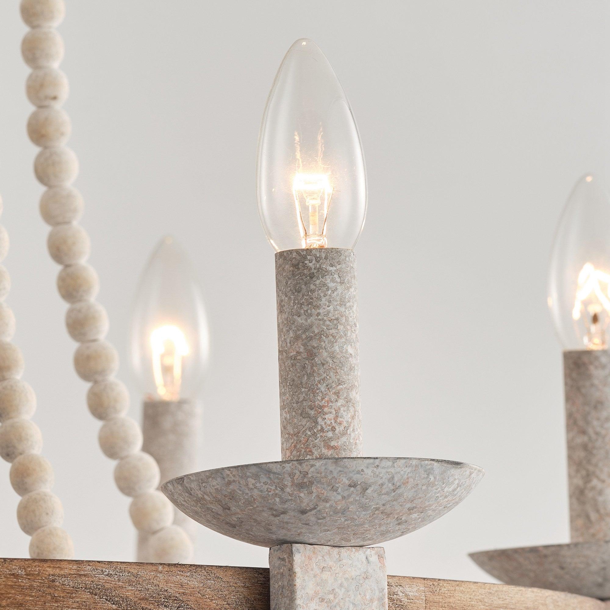 Vintage Farmhouse Wood Chandelier - Letslighting