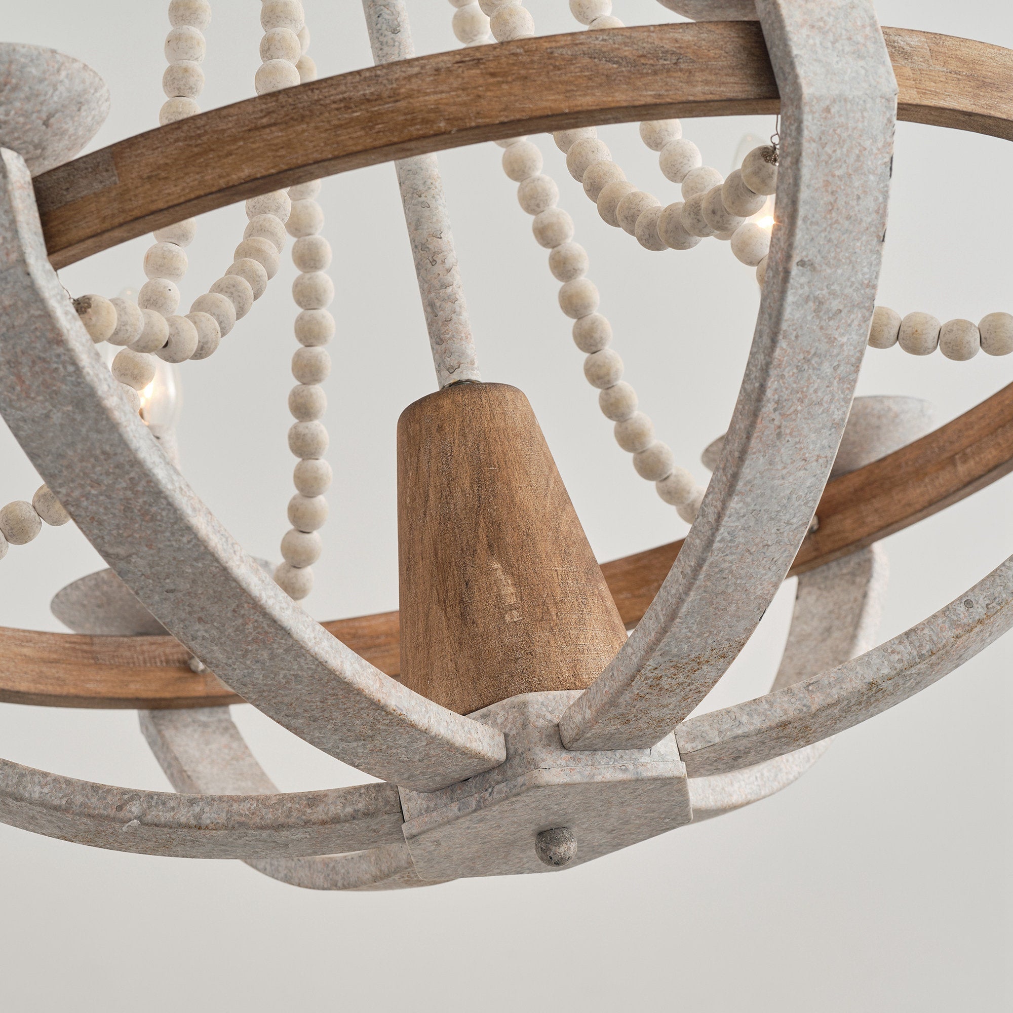 Vintage Farmhouse Wood Chandelier - Letslighting