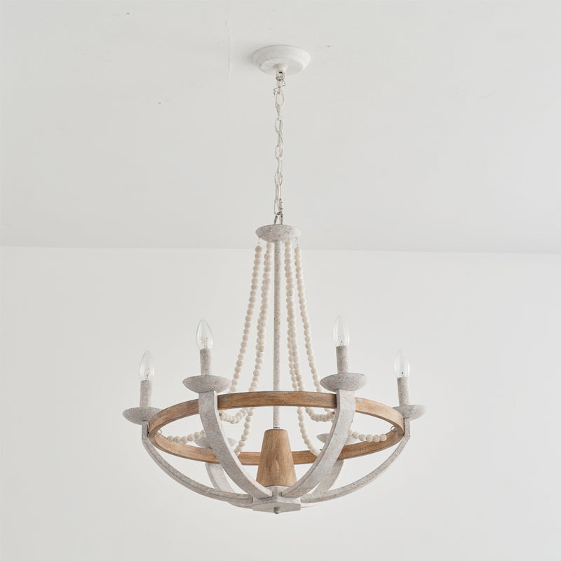 Vintage Farmhouse Wood Chandelier - Letslighting