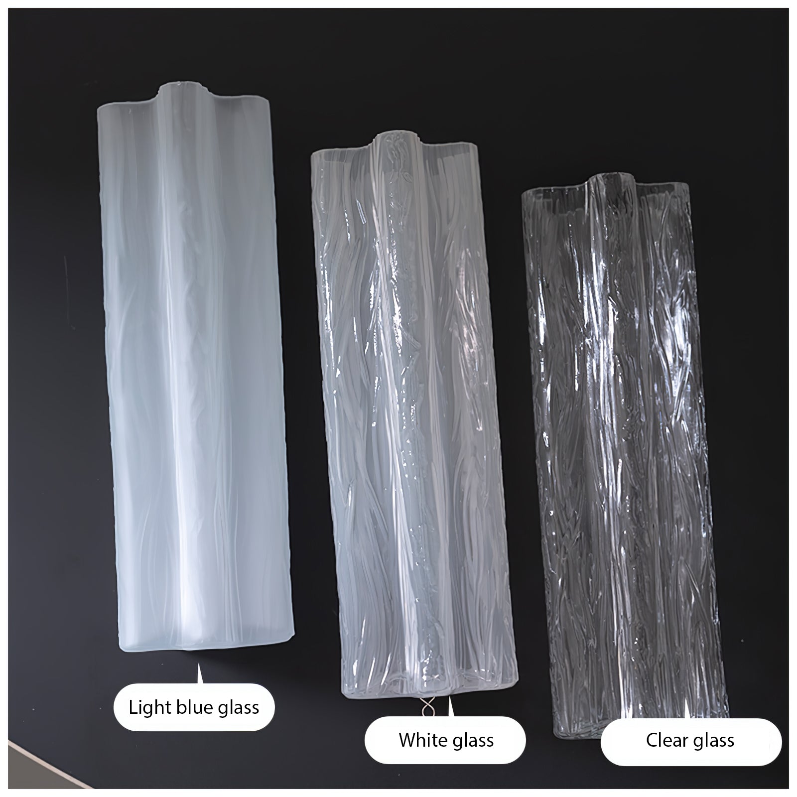Aurora Chandelier White Layered Tube - Letslighting