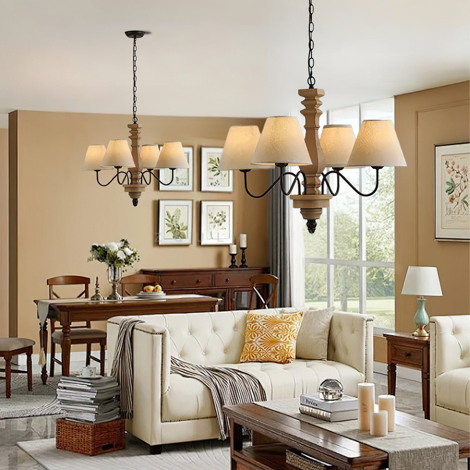 Rustic Luxury Wood Chandelier - Letslighting