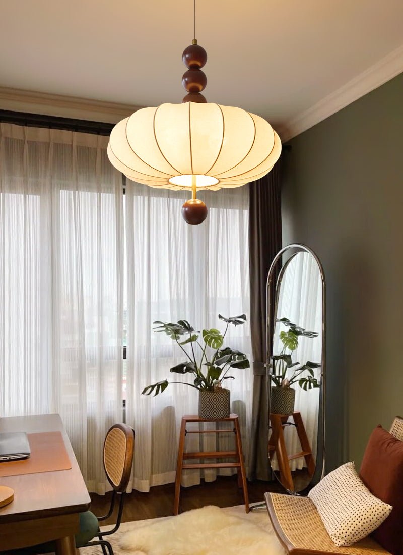 Orla Vintage Fabric Pendant Light - Letslighting