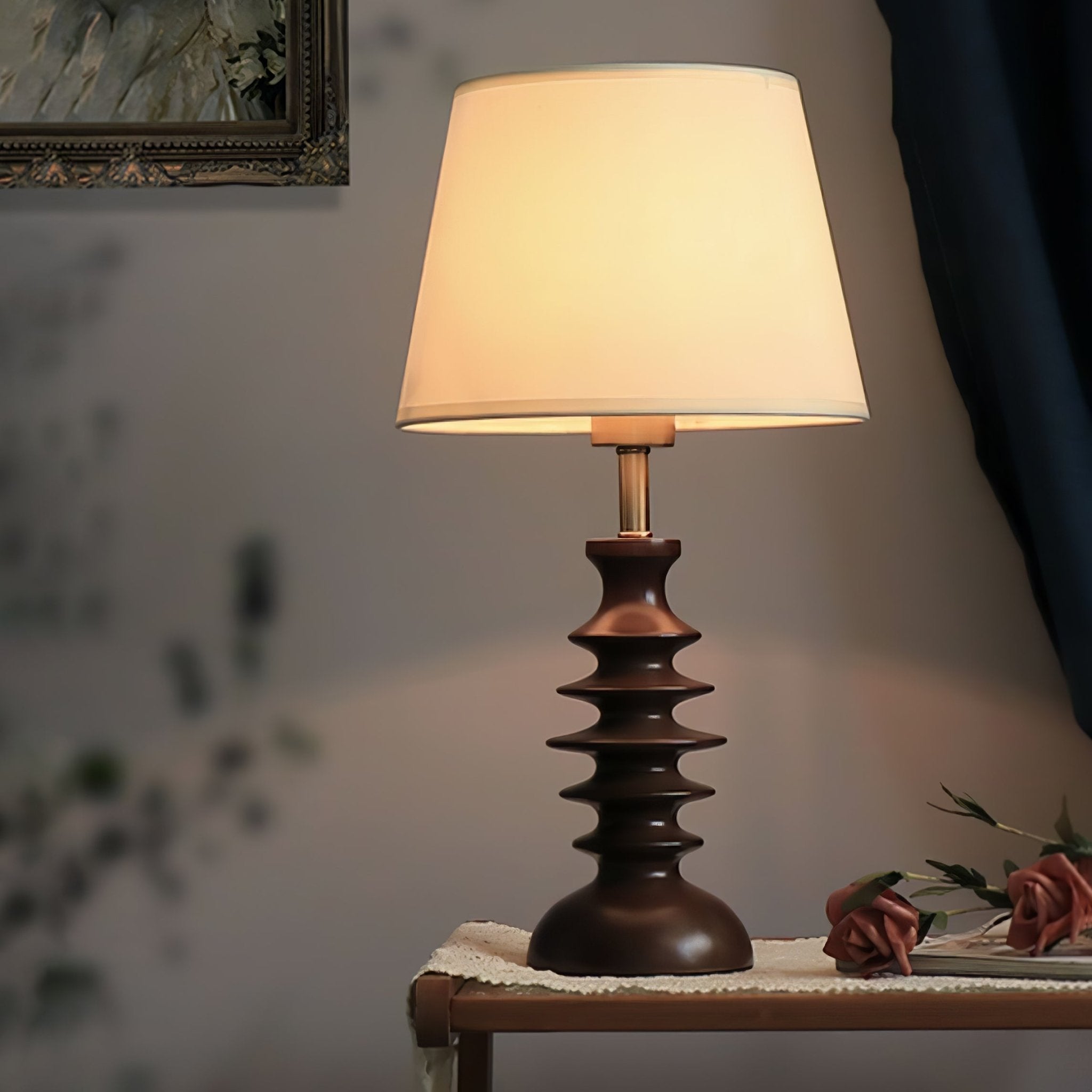 Tivoce Fabric Vintage Table Lamp - Letslighting