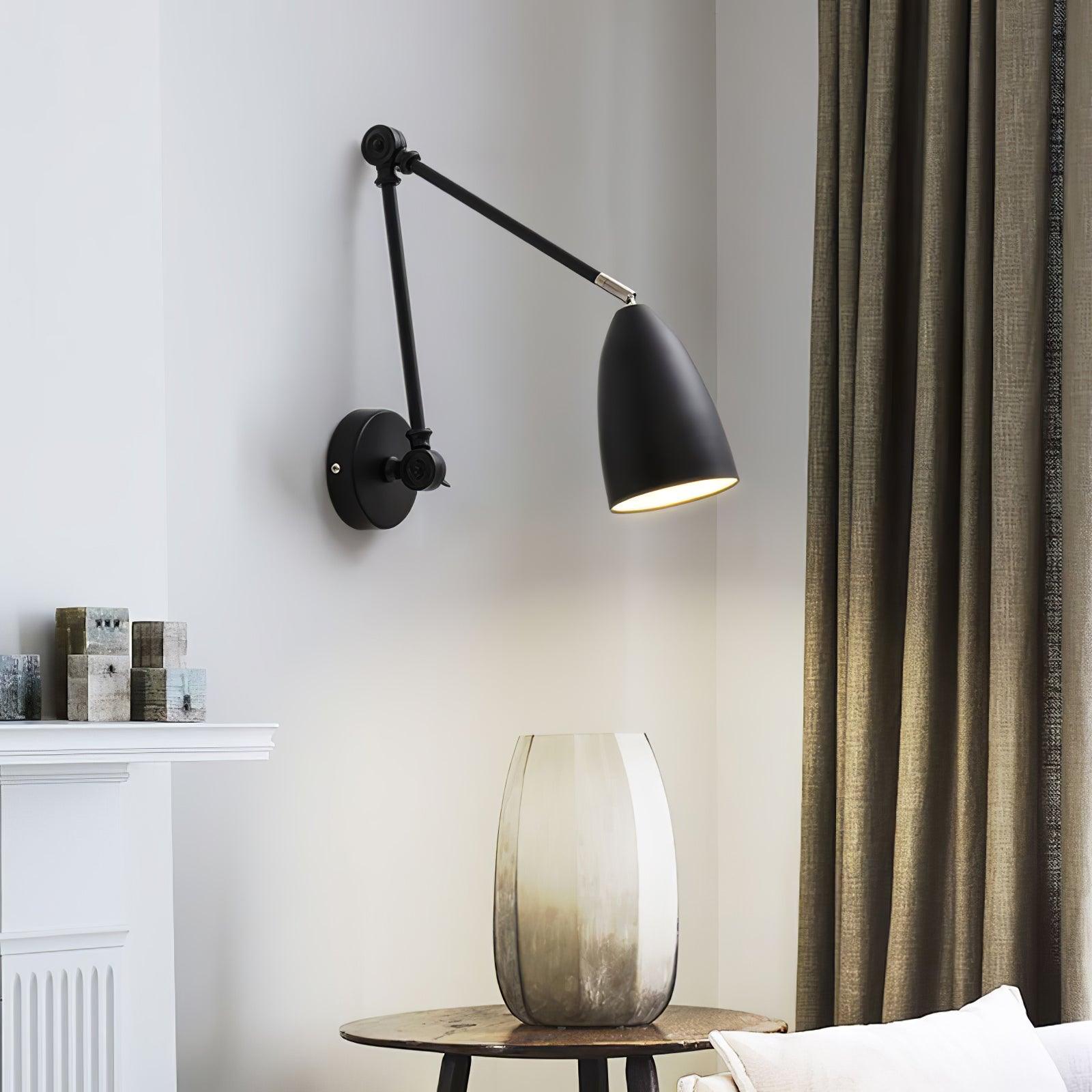 Ulrinel Adjustable Swing Arm Wall Lamp - Letslighting