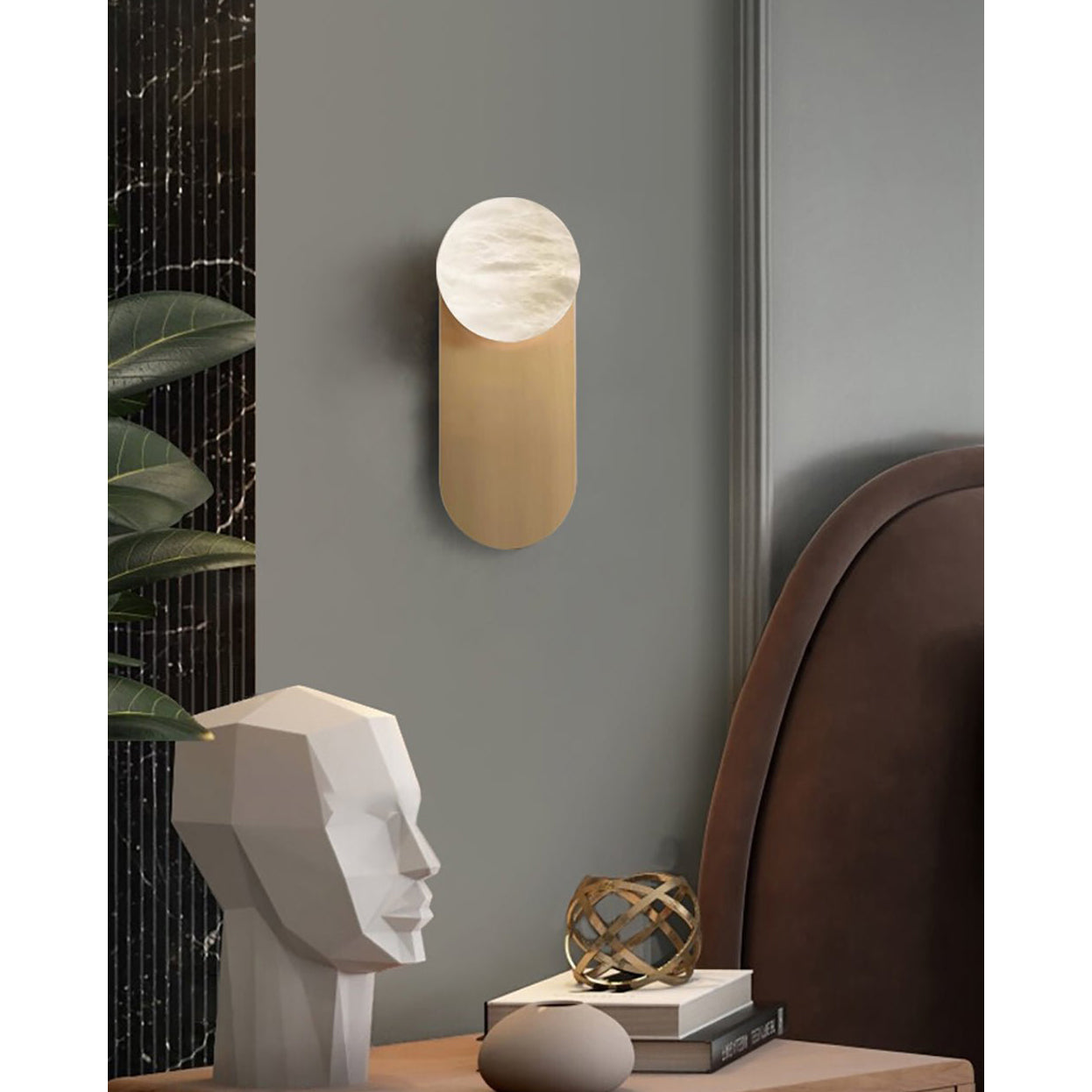 Adela Modern Alabaster Wall Lamp - Letslighting