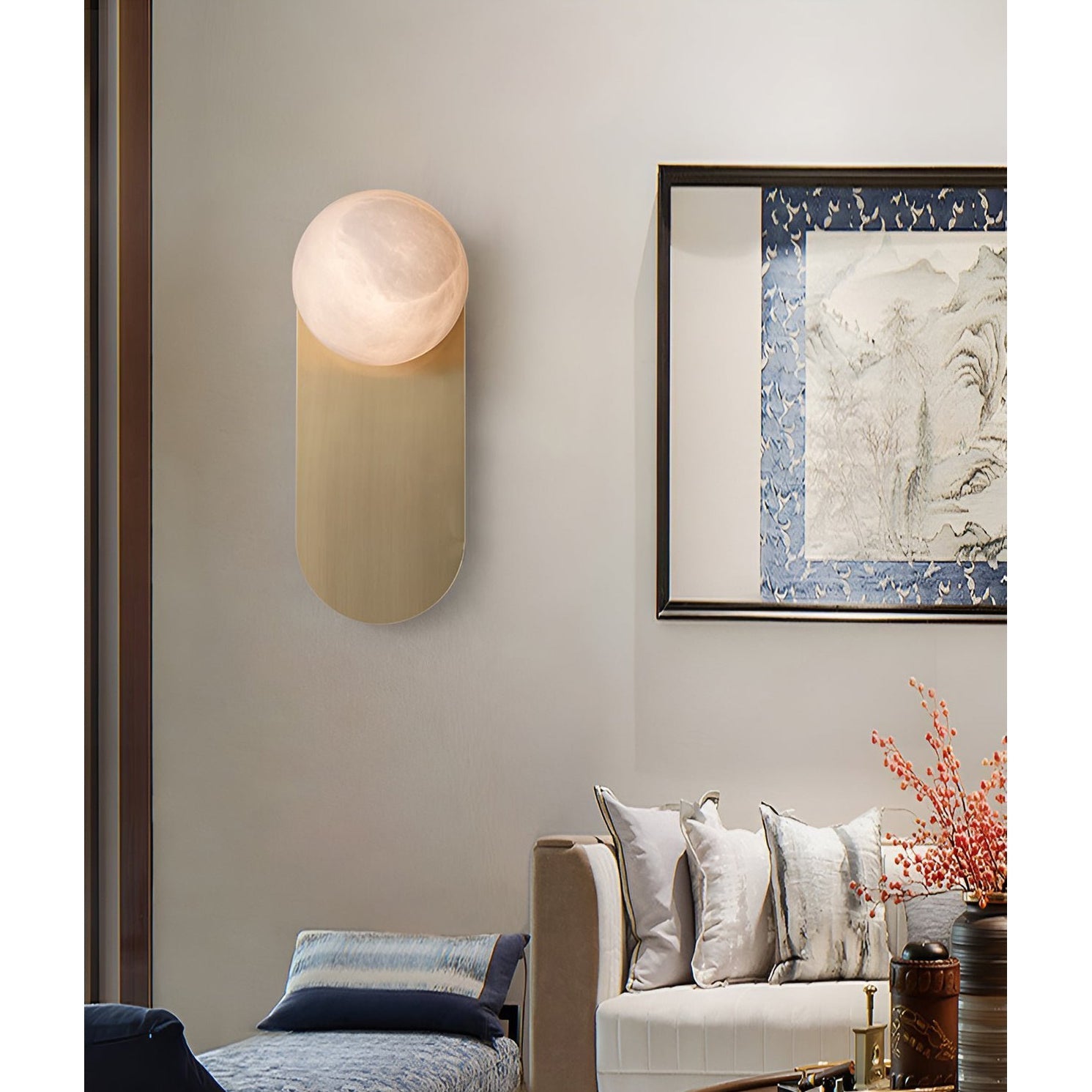 Adela Modern Alabaster Wall Lamp - Letslighting