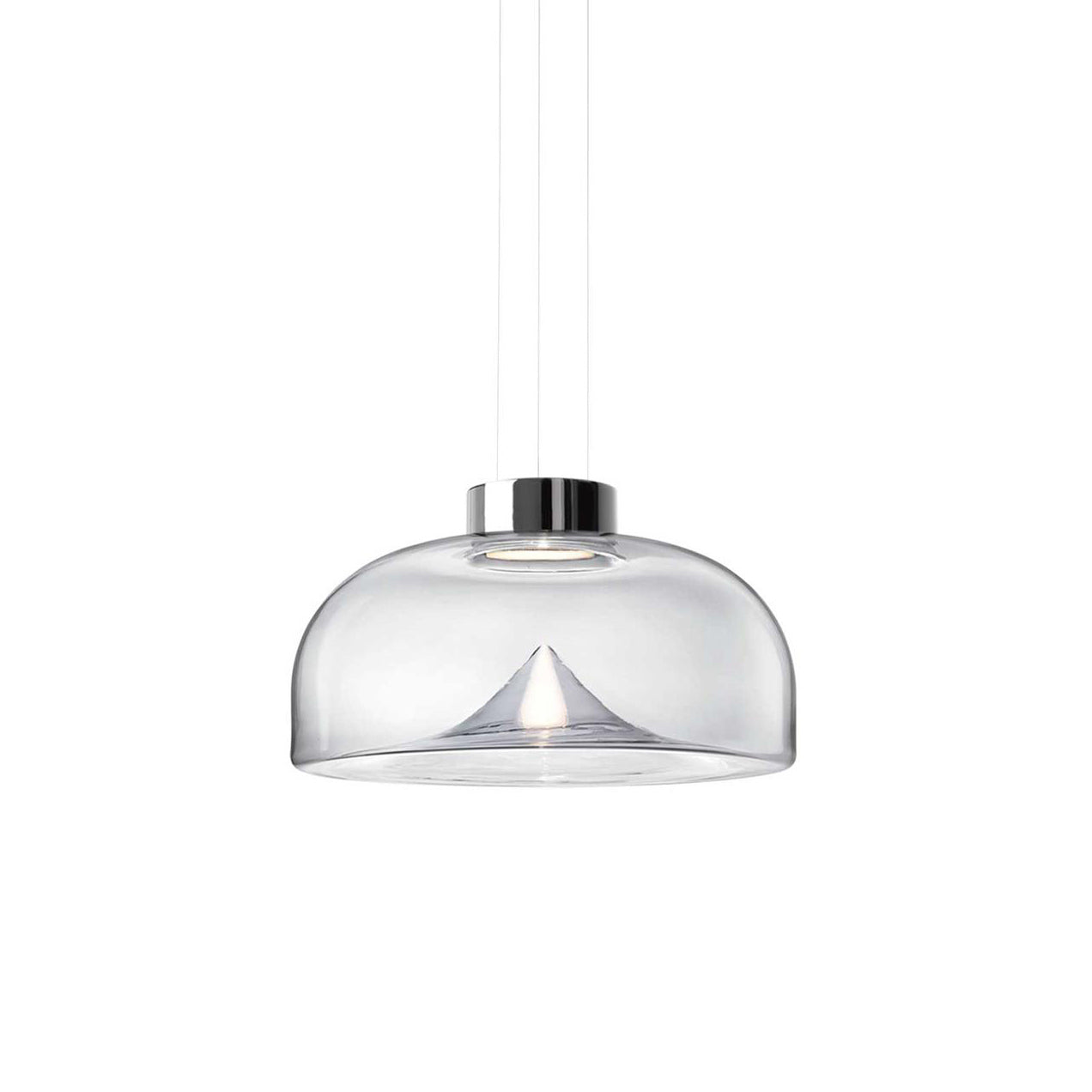 Modern Minimalist Dome-shaped Glass Pendant Light - Letslighting
