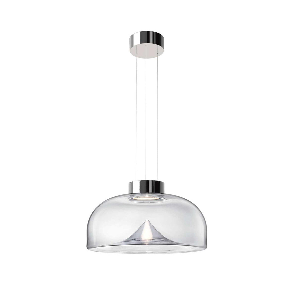 Modern Minimalist Dome-shaped Glass Pendant Light - Letslighting
