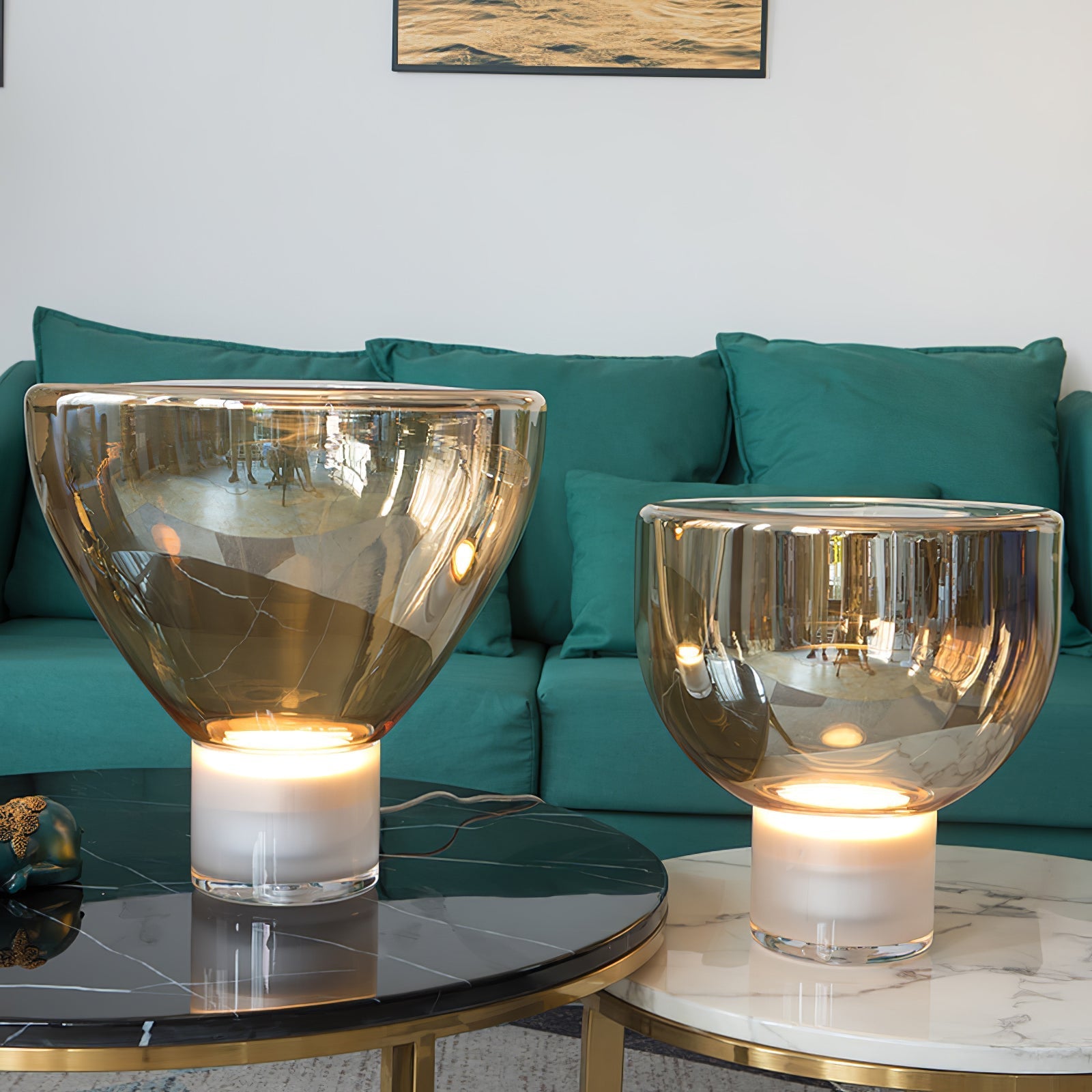 Velux Glass Elegant Table Lamp - Letslighting