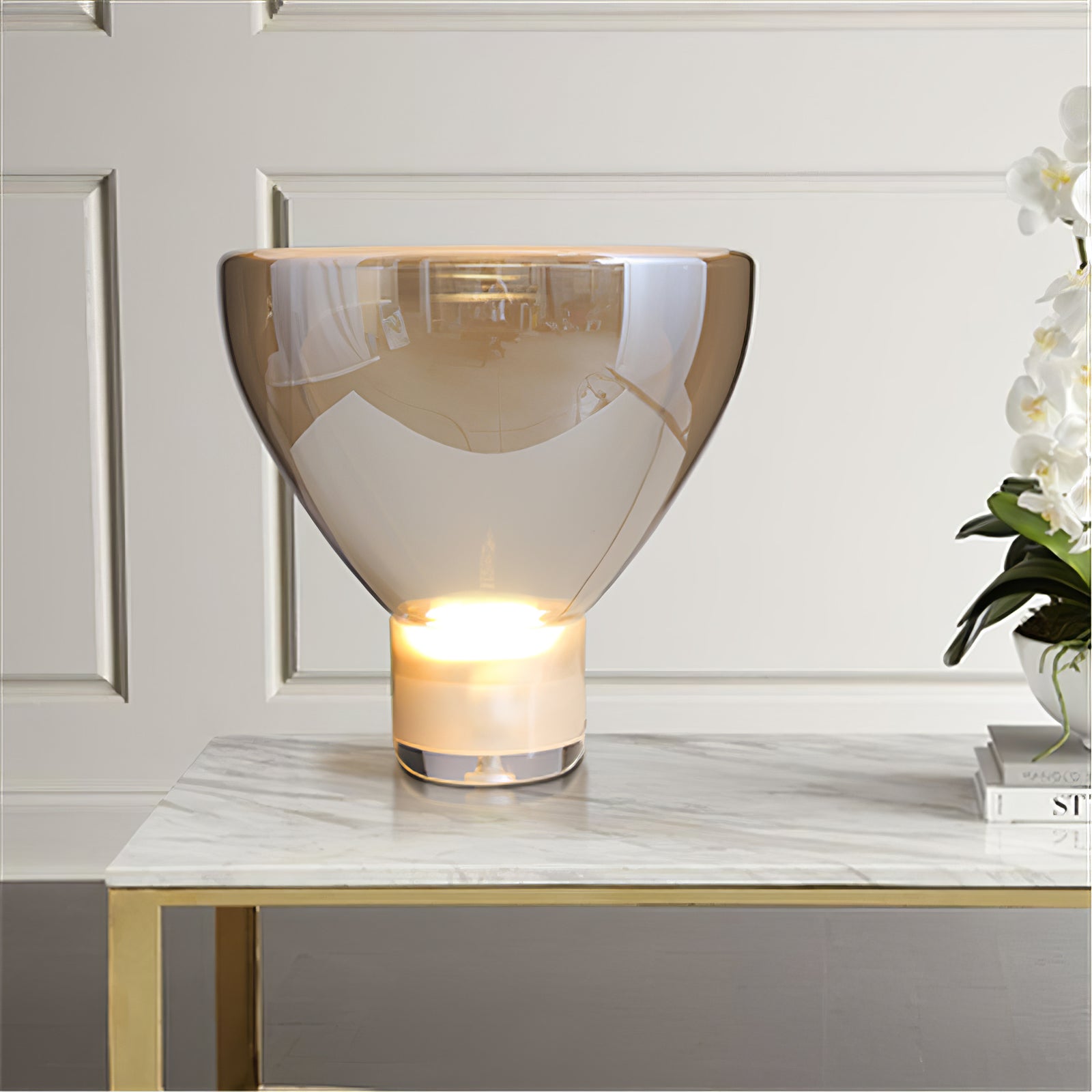 Velux Glass Elegant Table Lamp - Letslighting