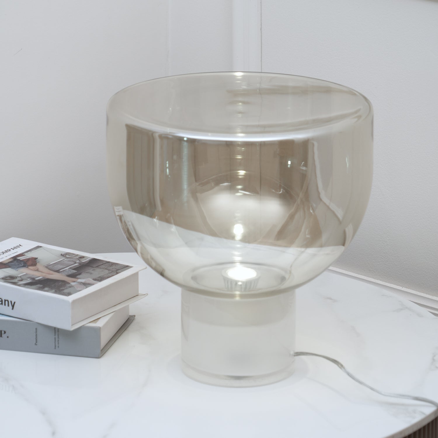 Velux Glass Elegant Table Lamp - Letslighting