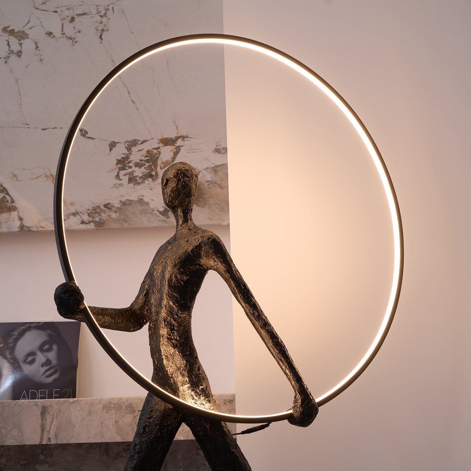 Aeon Floor Lamp Sculpture LED Figure - Letslighting