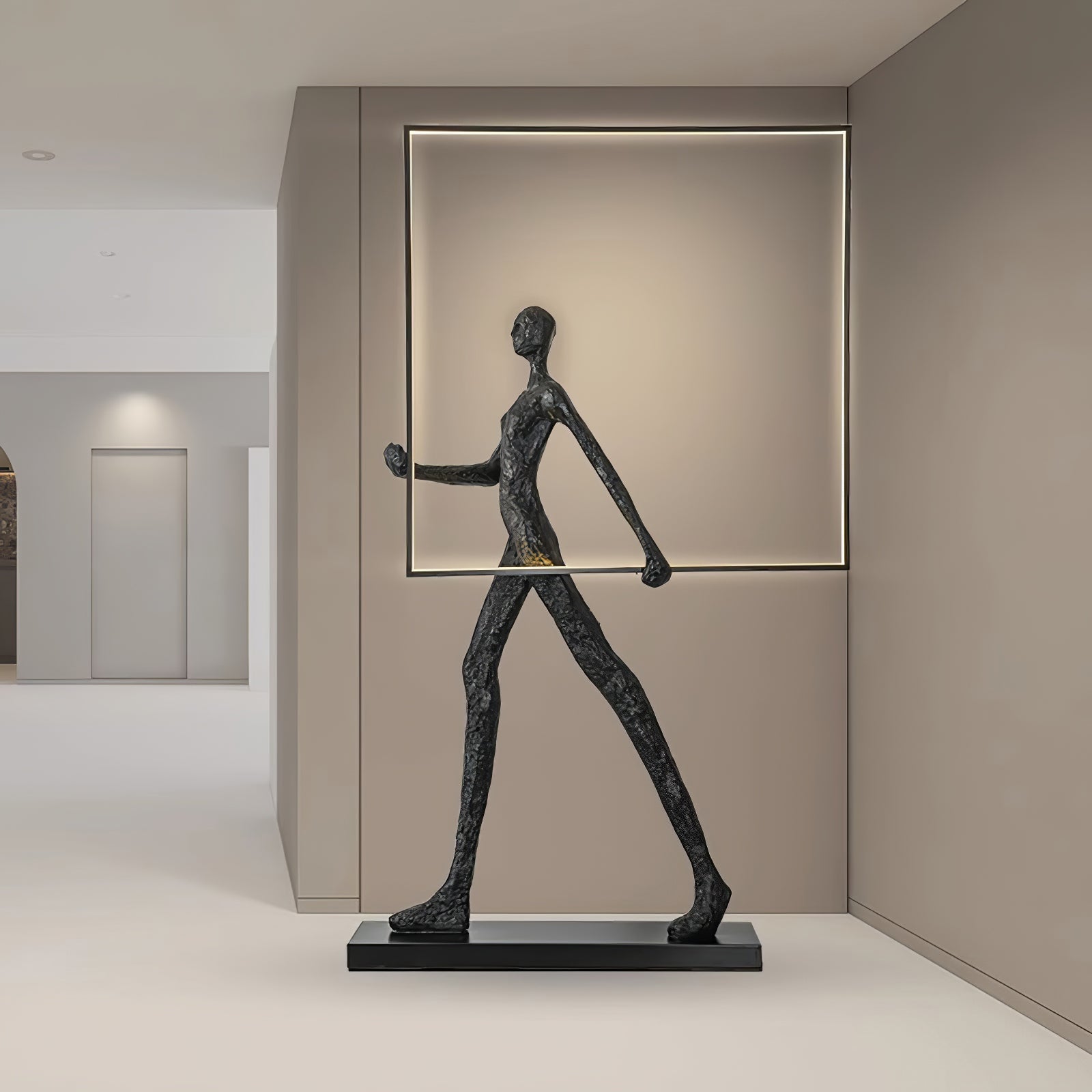 Aeon Floor Lamp Sculpture LED Figure - Letslighting