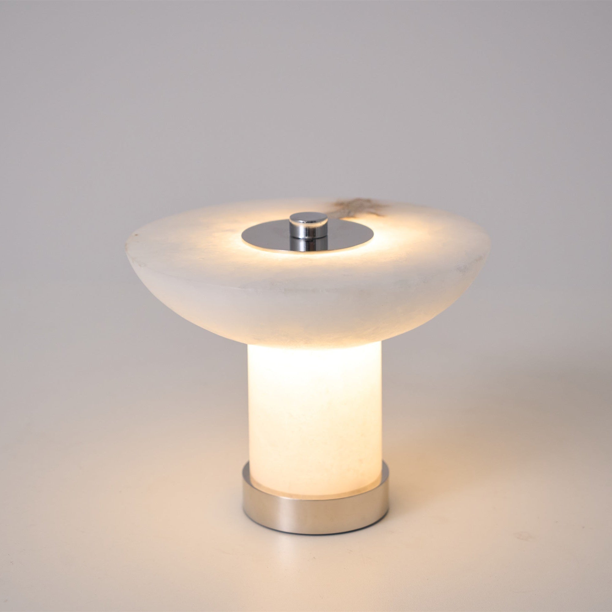 Eurnoran Mushroom Shaped Alabaster Table Lamp - Letslighting