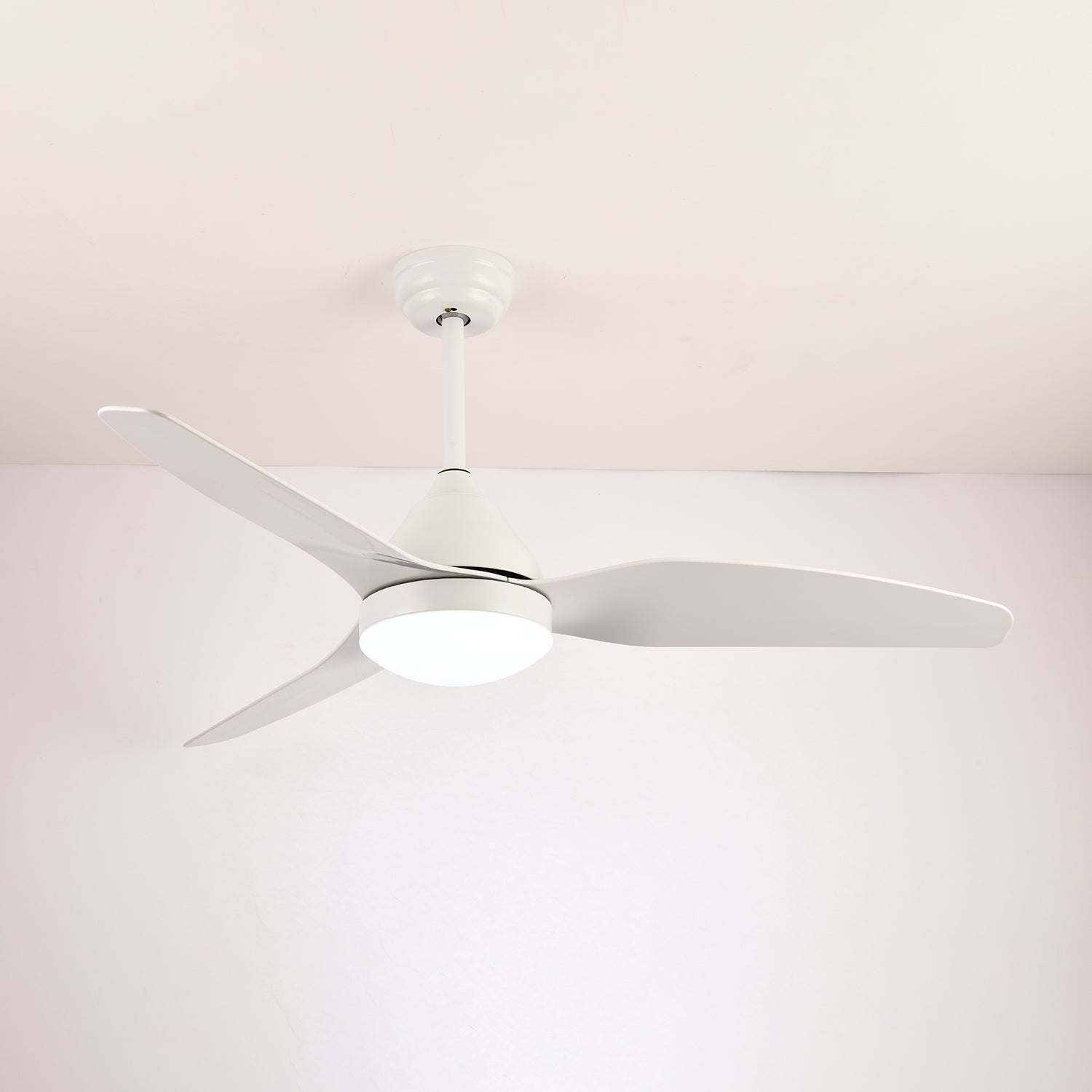 Zefiro Modern Wood Ceiling Fan with Light - Letslighting
