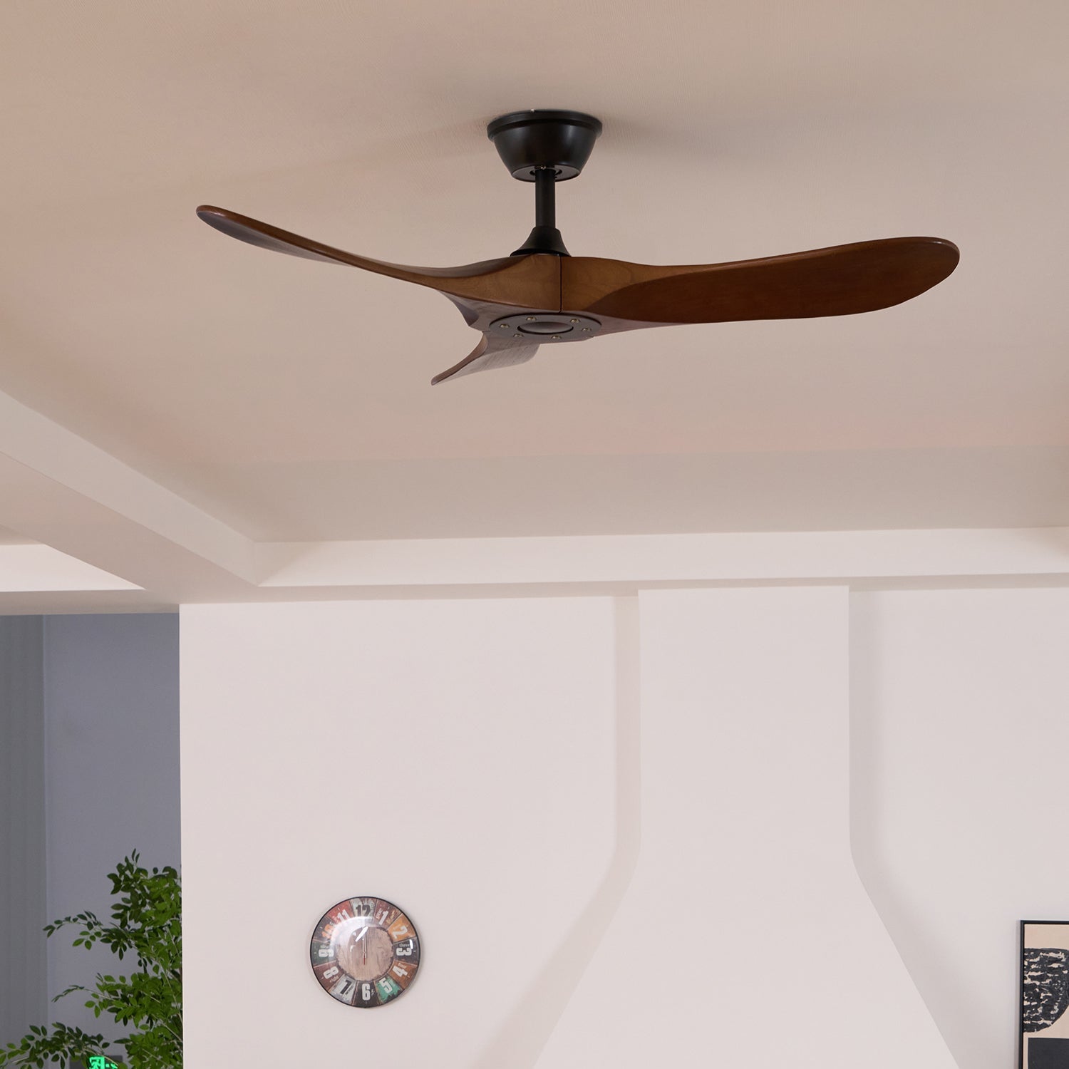 Orano Wood Ceiling Fan - Letslighting