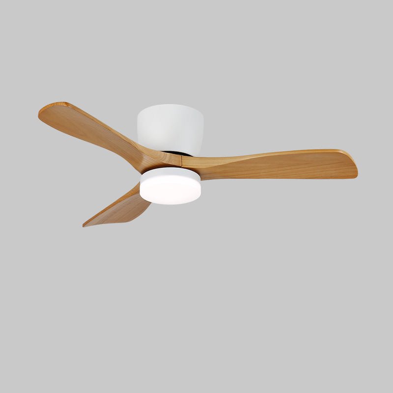 Nerio Minimalist Wood Ceiling Fan Light - Letslighting
