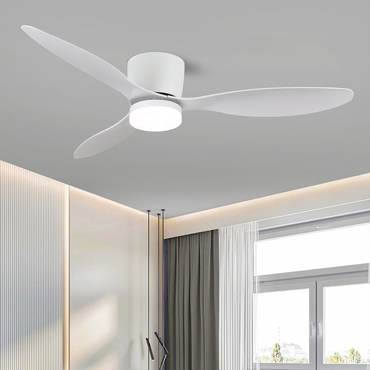 Nerio Minimalist Wood Ceiling Fan Light - Letslighting