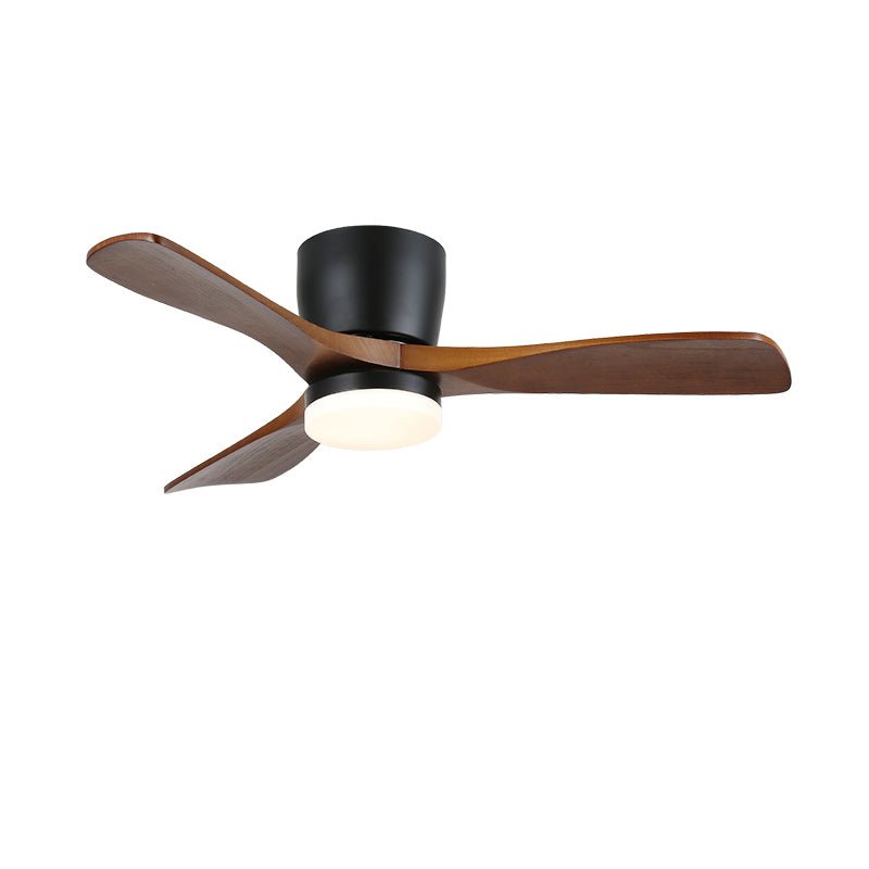 Nerio Minimalist Wood Ceiling Fan Light - Letslighting