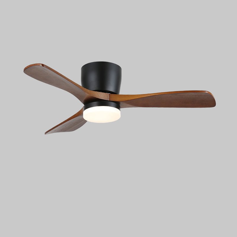 Nerio Minimalist Wood Ceiling Fan Light - Letslighting
