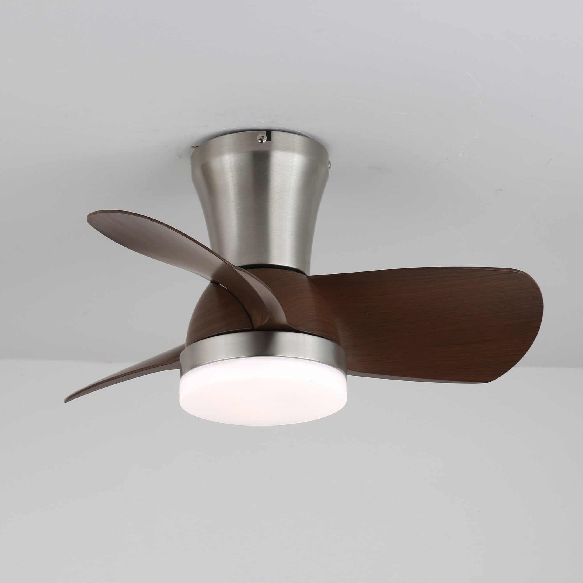 Deynor Modern Wood Ceiling Fan Light - Letslighting