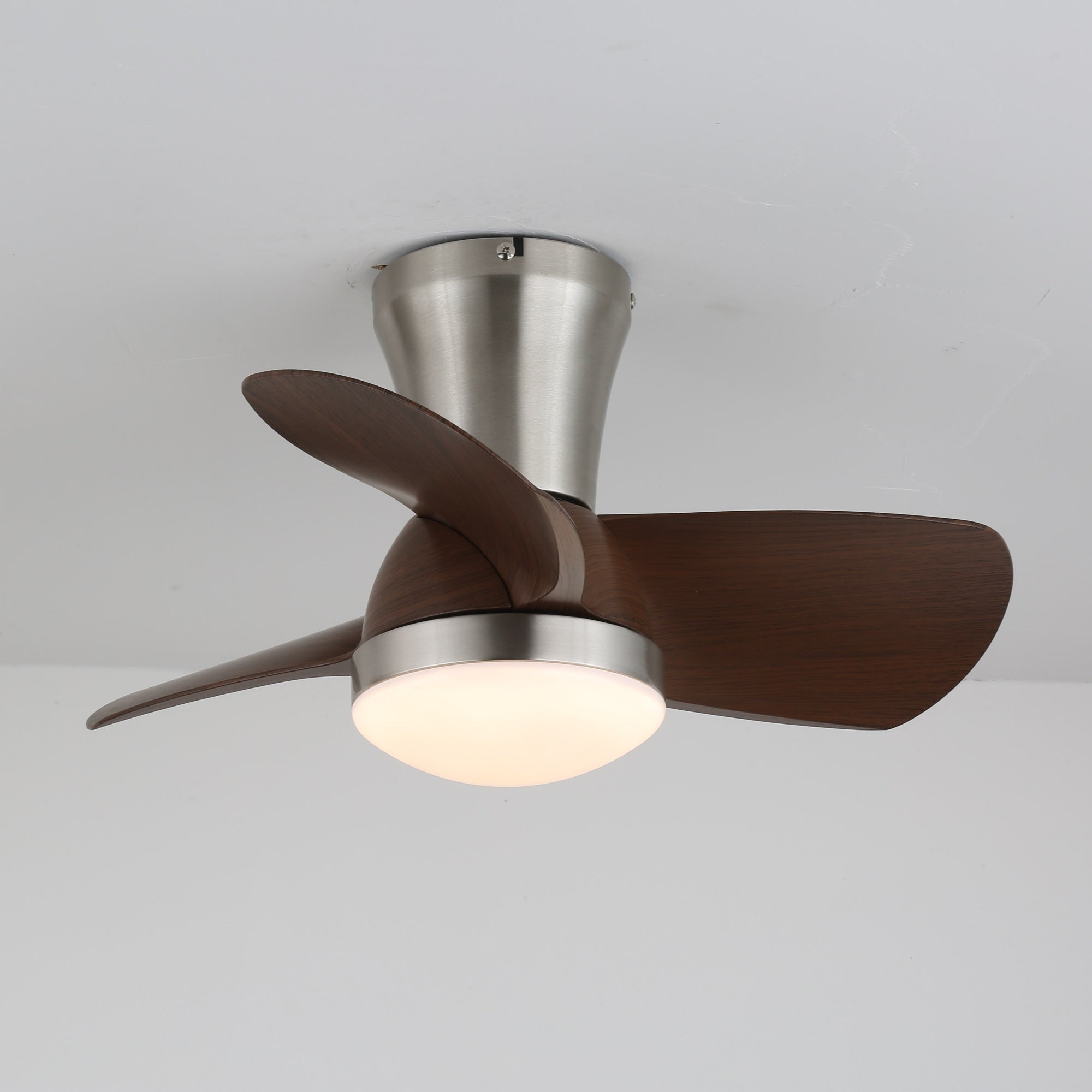 Deynor Modern Wood Ceiling Fan Light - Letslighting