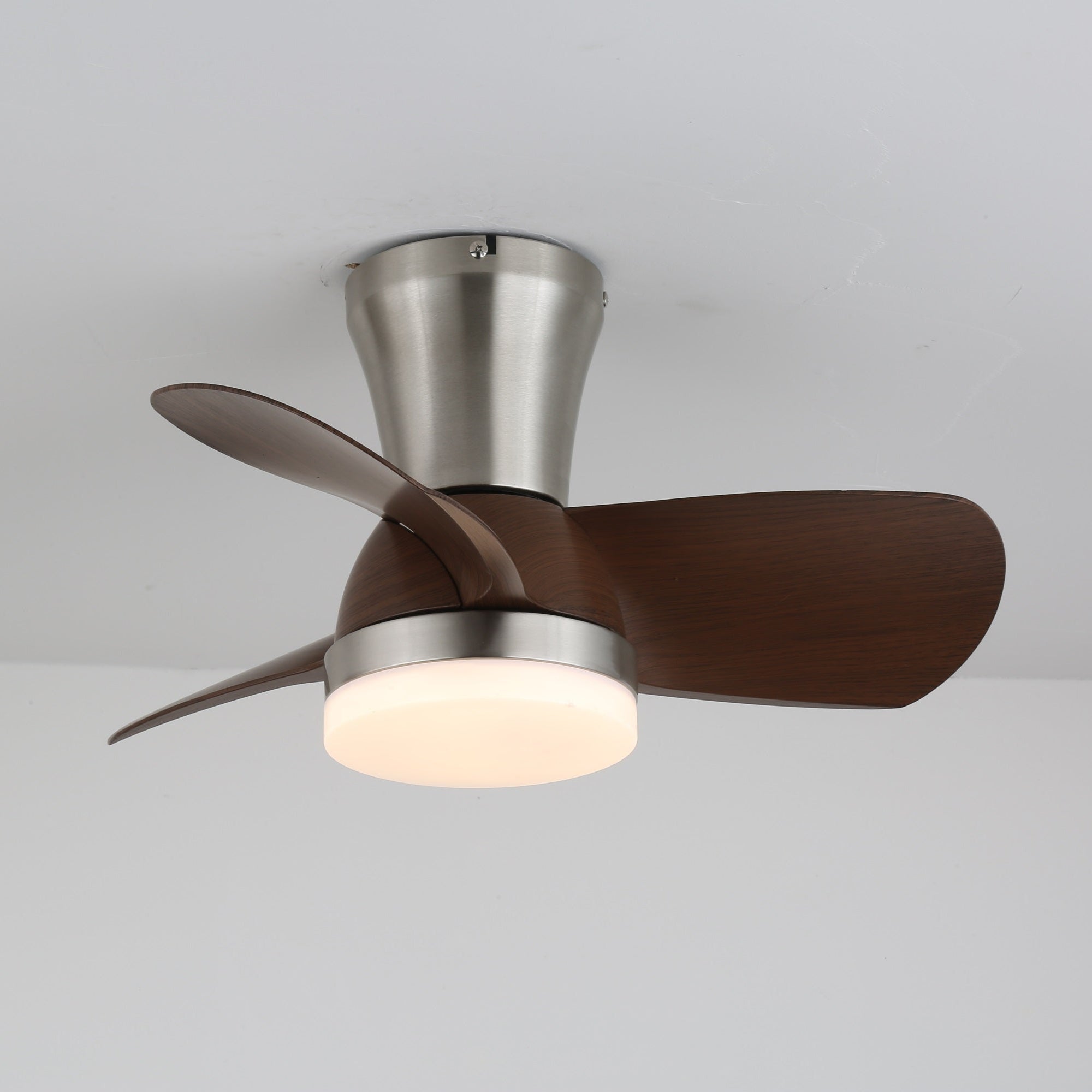 Deynor Modern Wood Ceiling Fan Light - Letslighting
