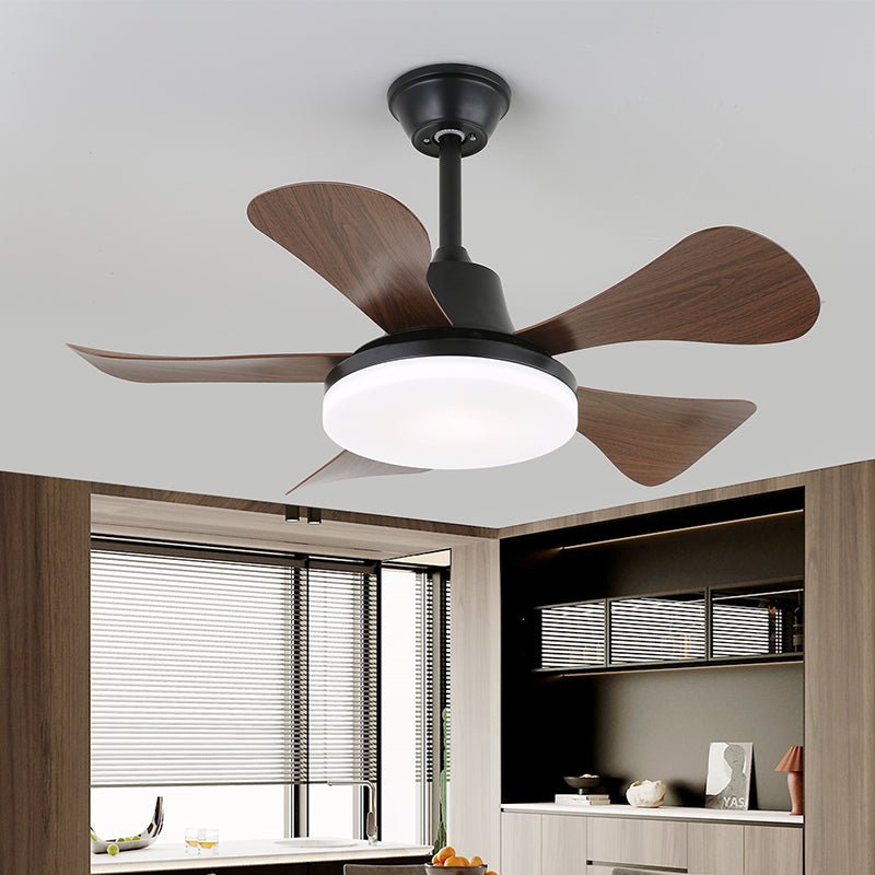 Elora Wood Ceiling Fan Light - Letslighting
