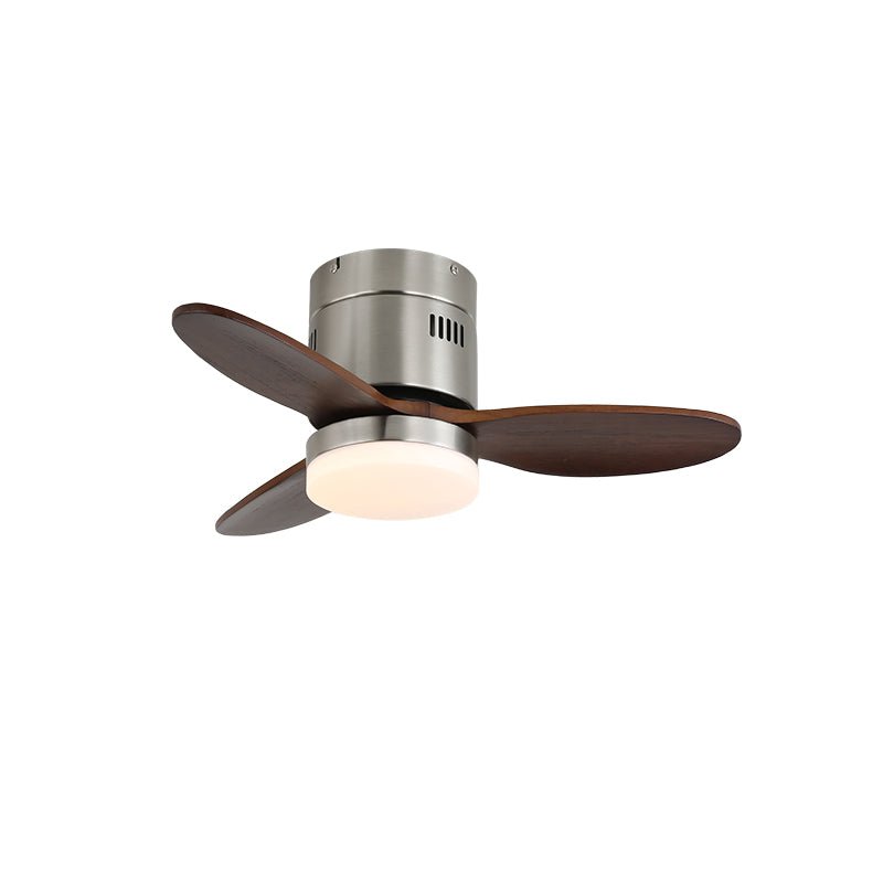 Eris Minimalist Wood Ceiling Fan Light - Letslighting