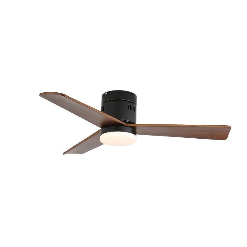 Eris Minimalist Wood Ceiling Fan Light - Letslighting