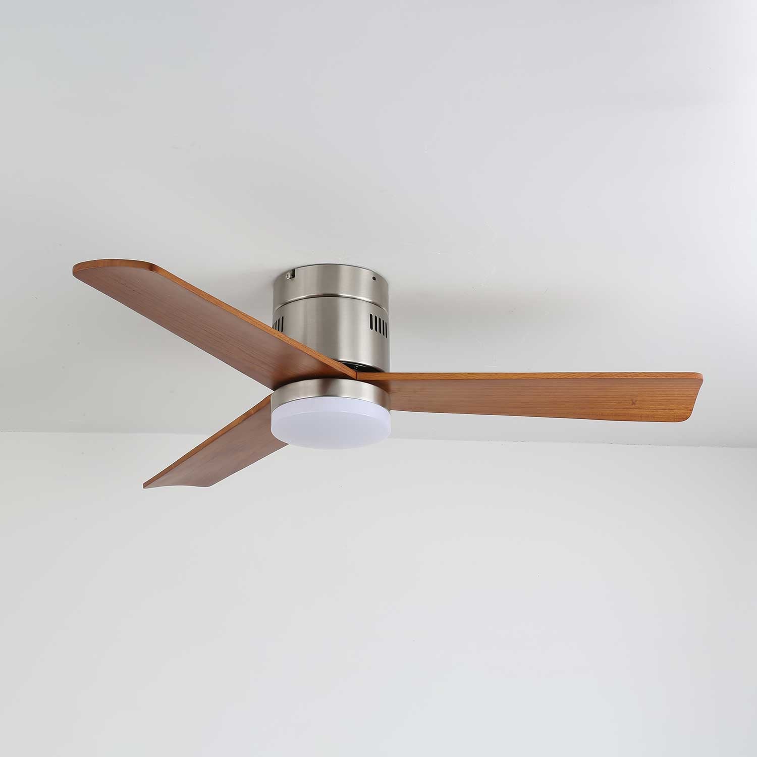 Eris Minimalist Wood Ceiling Fan Light - Letslighting