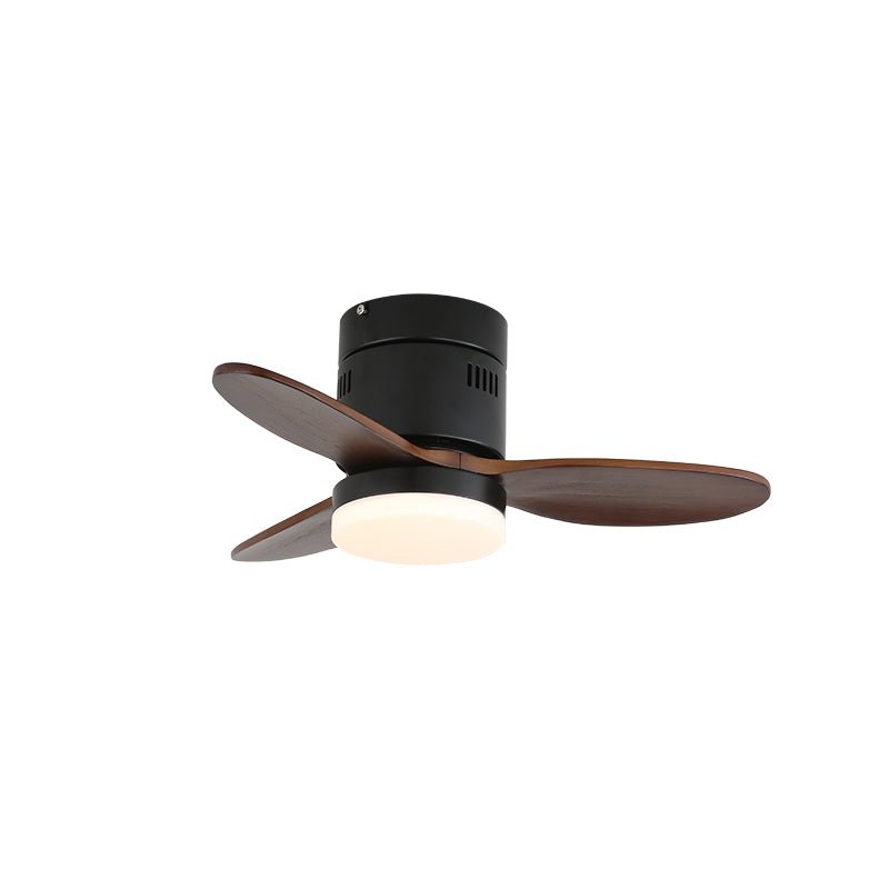 Eris Minimalist Wood Ceiling Fan Light - Letslighting
