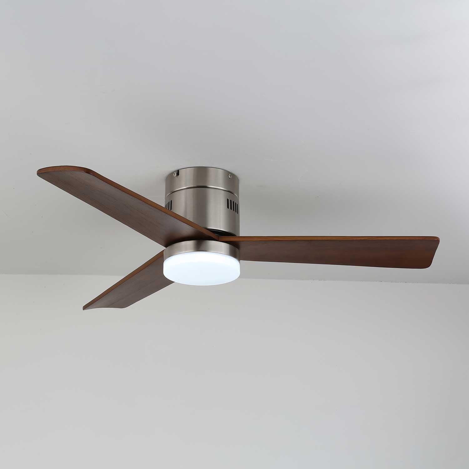 Eris Minimalist Wood Ceiling Fan Light - Letslighting