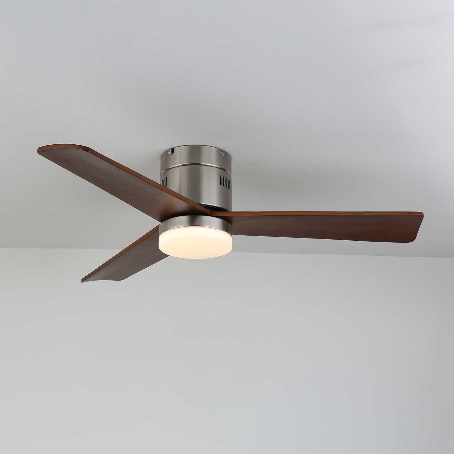 Eris Minimalist Wood Ceiling Fan Light - Letslighting