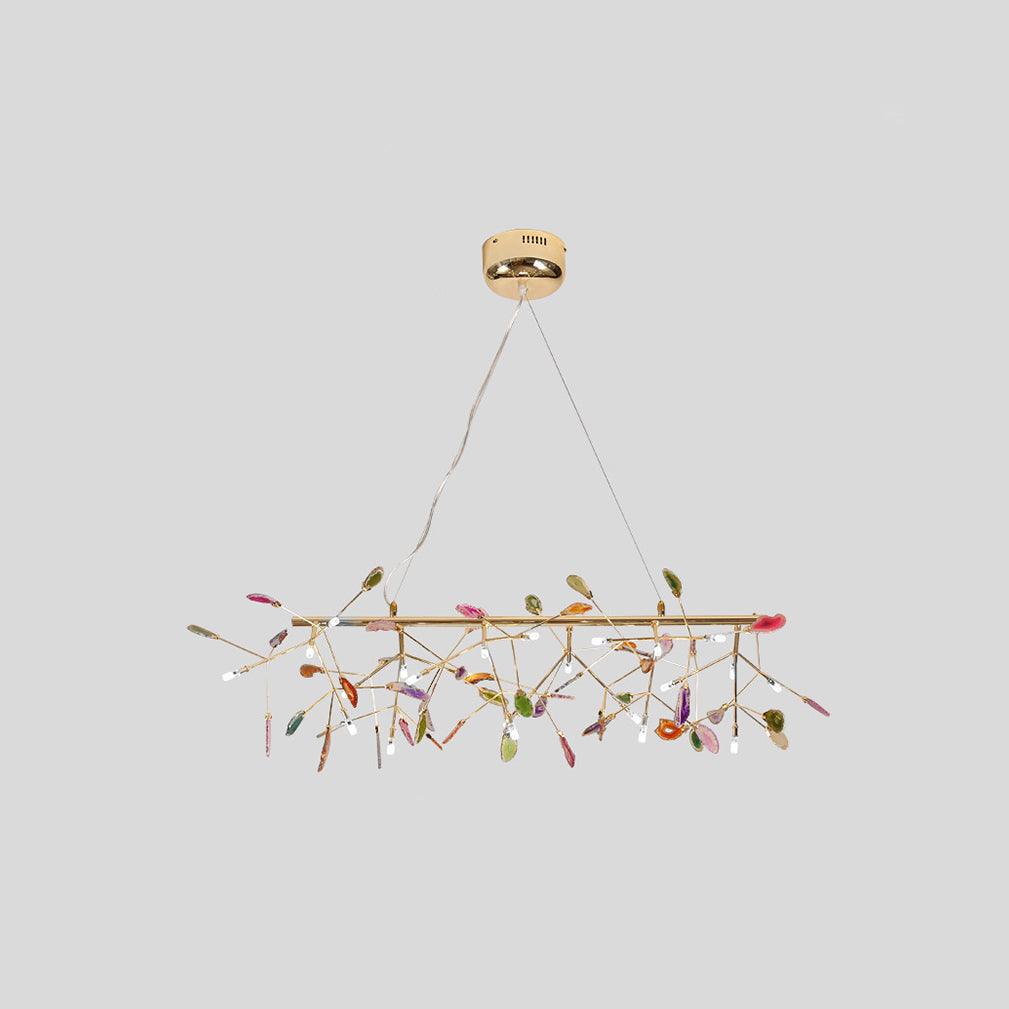 Olivia Agate Colorful Branching Chandelier