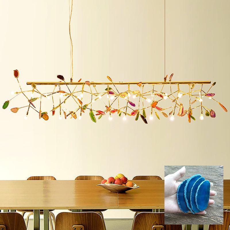 Olivia Agate Colorful Branching Chandelier