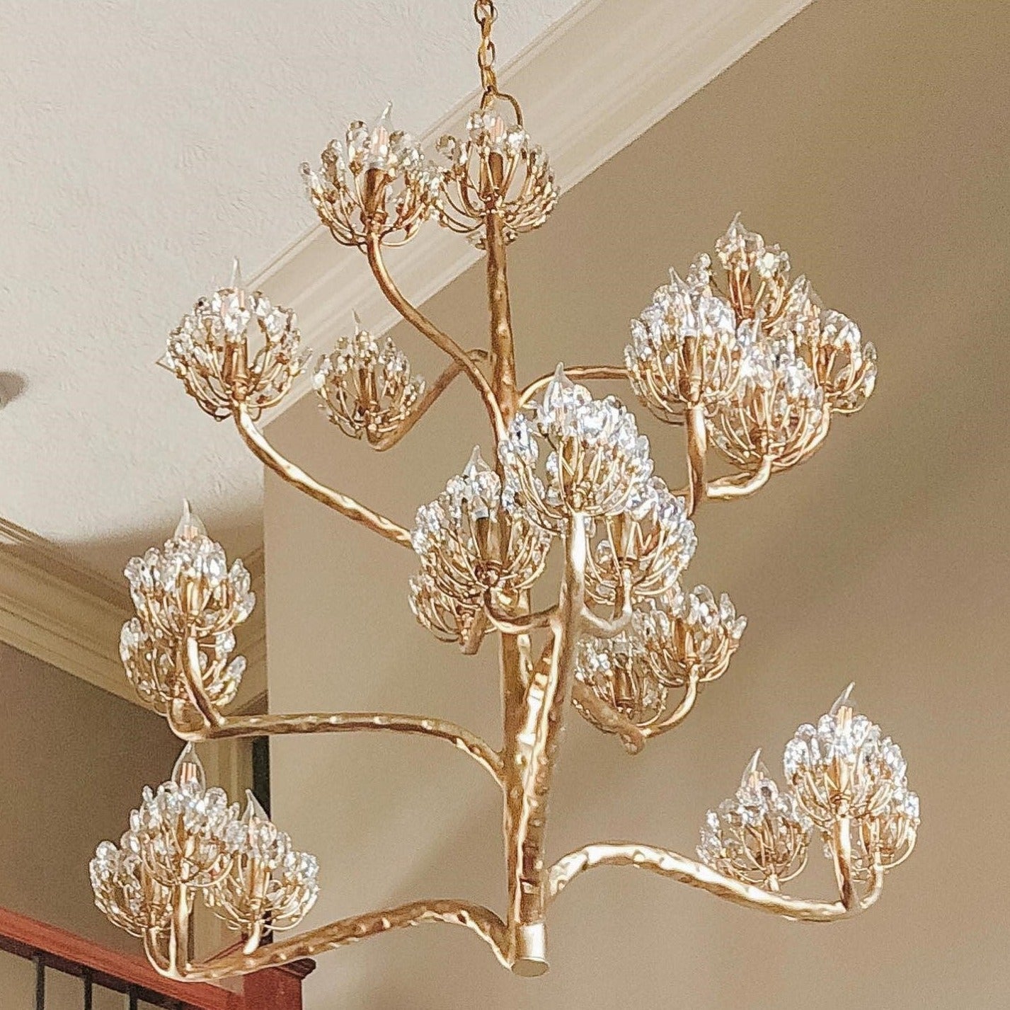 Adrion Luxury Blossoming Tree Crystal Chandelier - Letslighting