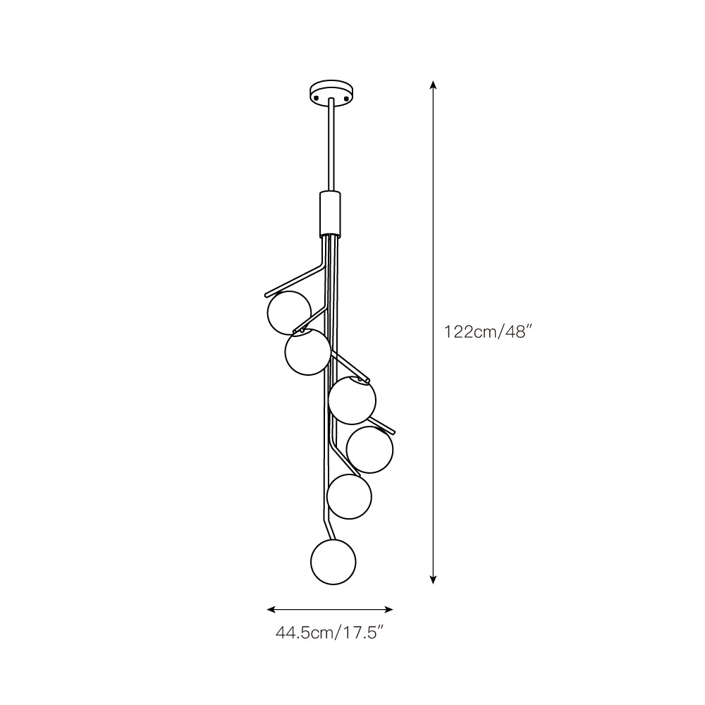Agave Modern Minimalist Glass Pendant Light - Letslighting