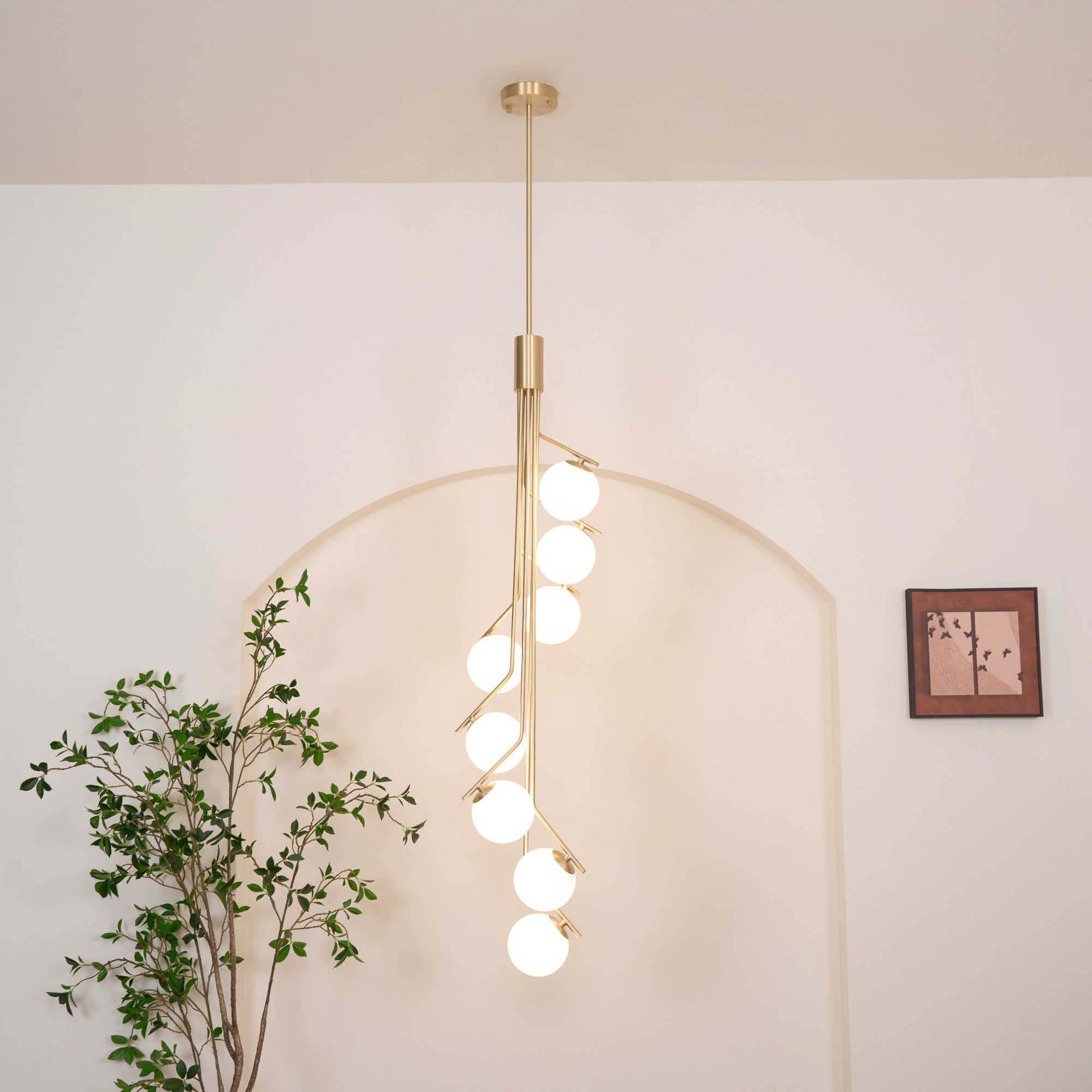 Agave Modern Minimalist Glass Pendant Light - Letslighting