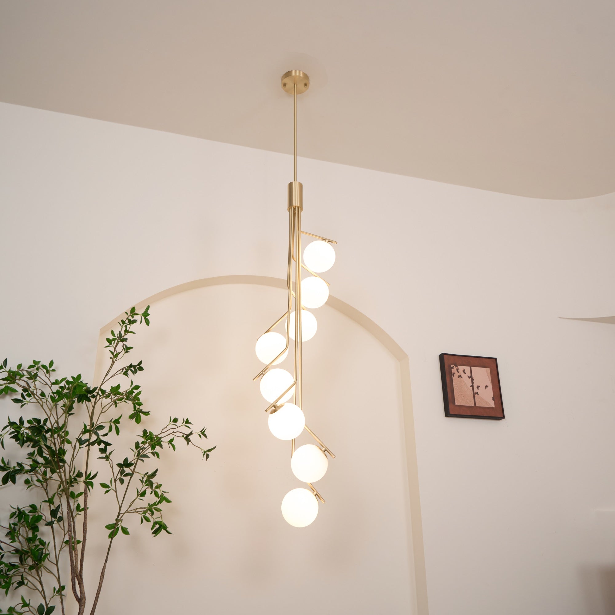 Agave Modern Minimalist Glass Pendant Light - Letslighting
