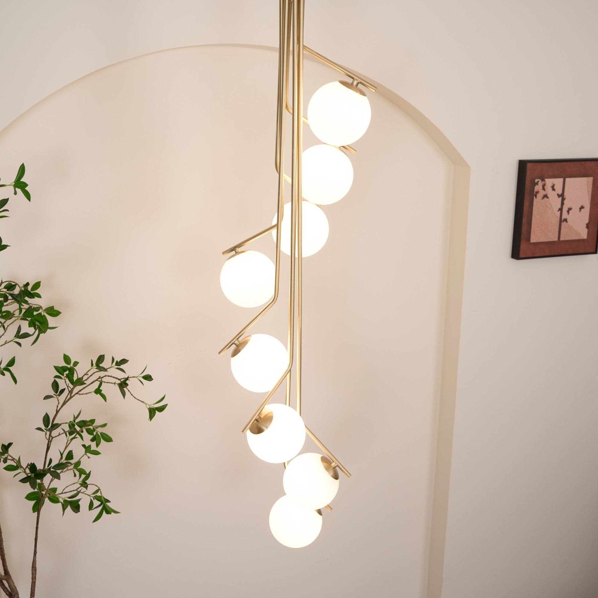 Agave Modern Minimalist Glass Pendant Light - Letslighting