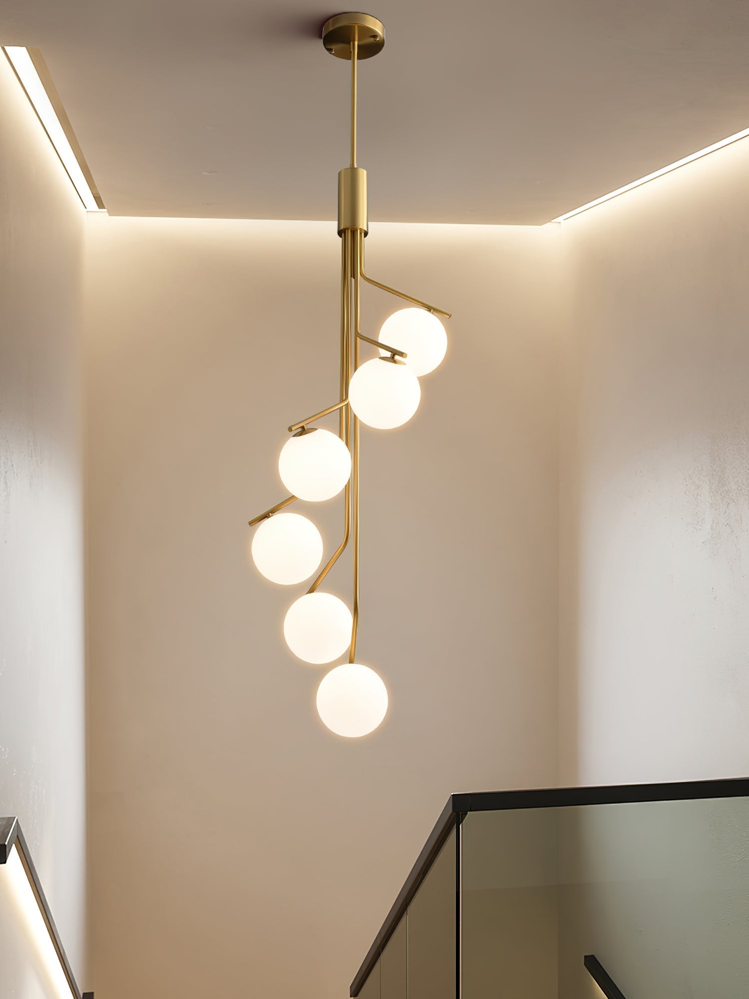 Agave Modern Minimalist Glass Pendant Light - Letslighting