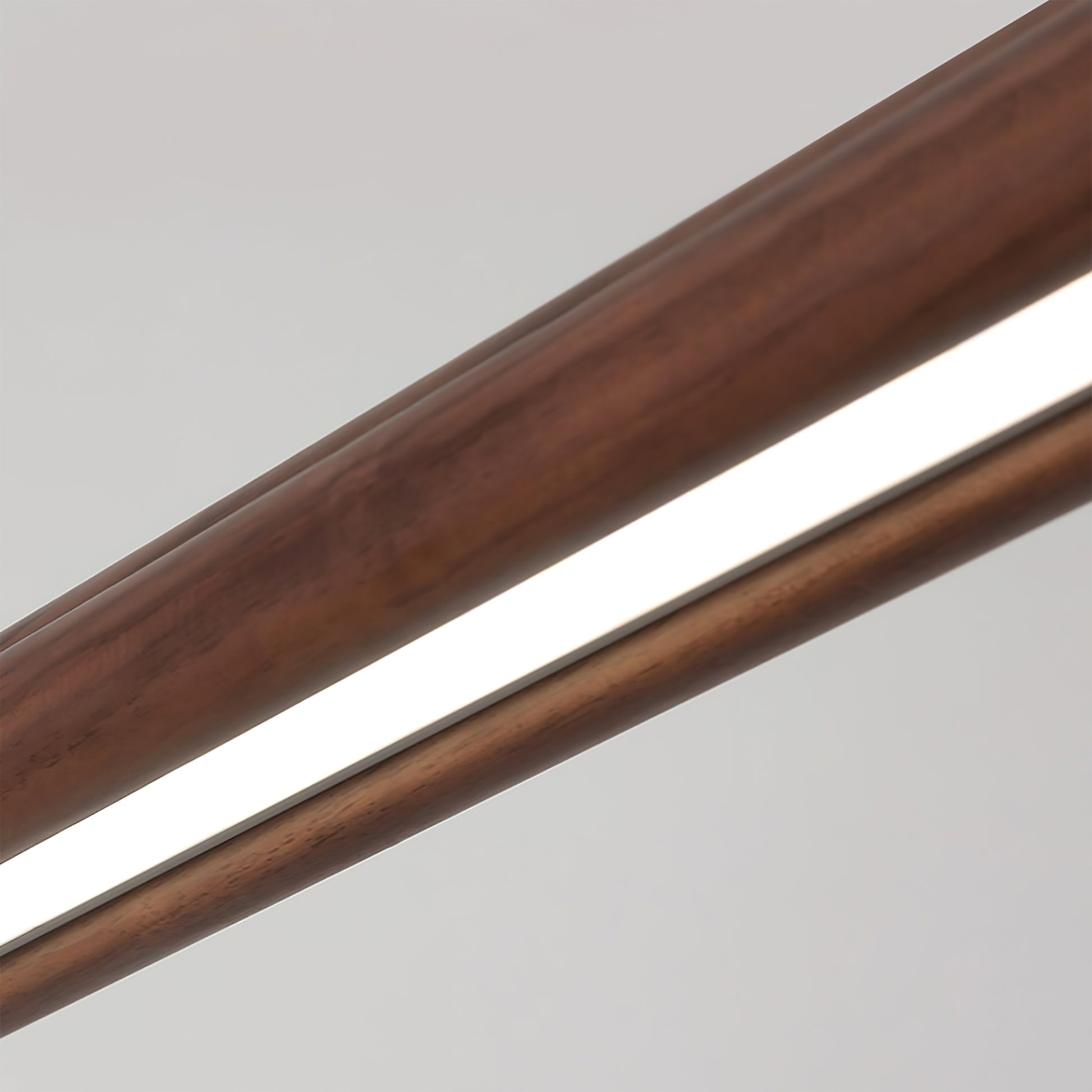 Aimee Cloud Chandelier Wooden Linear Form Minimalist - Letslighting