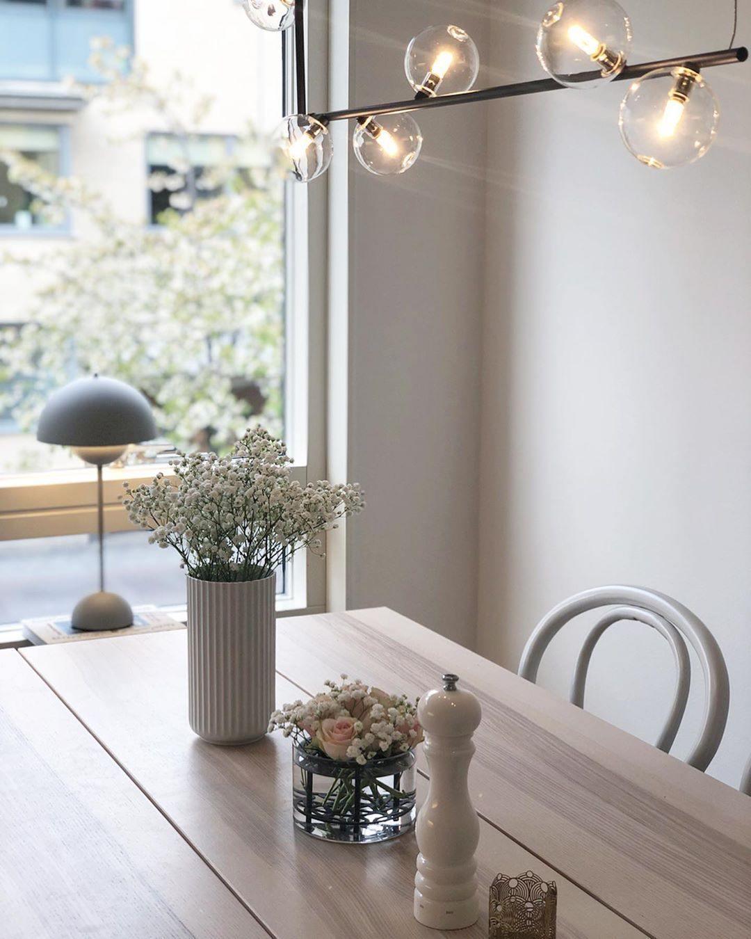 Lustra Chandelier Glass with Black Steel Linear - Letslighting