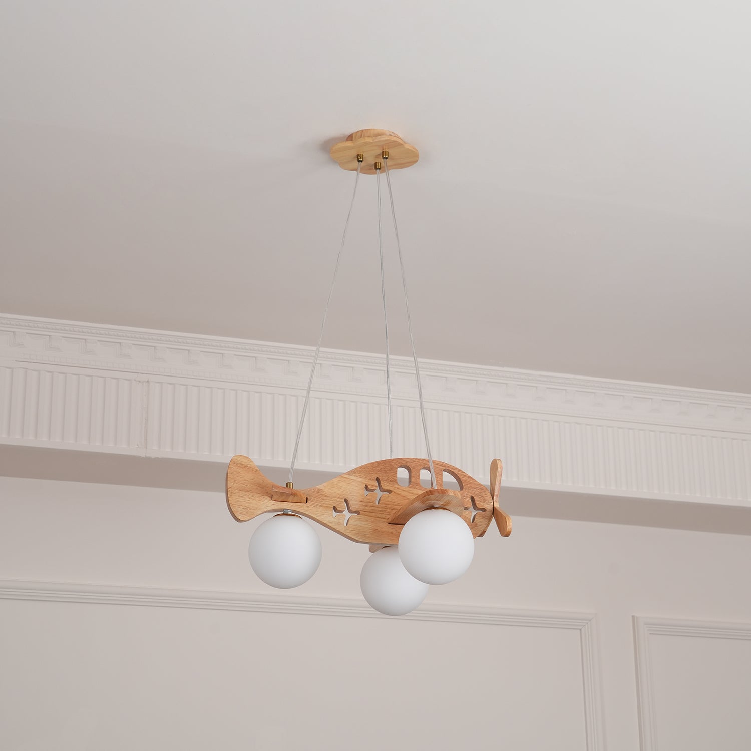 Virelith Wood Artistic Pendant Lamp - Letslighting