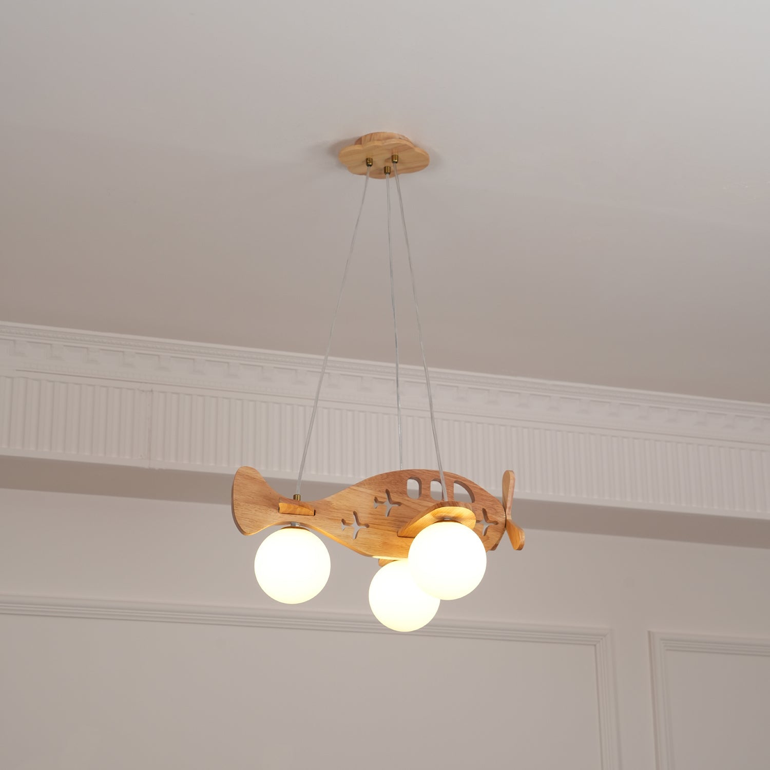 Virelith Wood Artistic Pendant Lamp - Letslighting