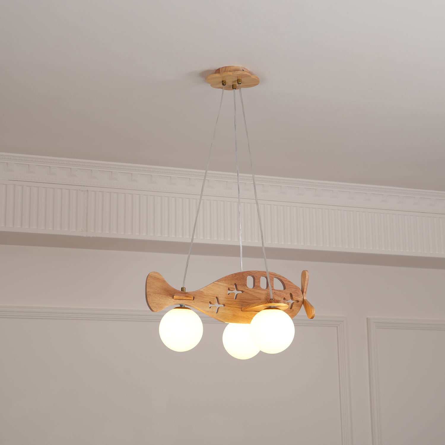 Virelith Wood Artistic Pendant Lamp - Letslighting